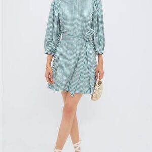 Pomander Place Green Gingham Seersucker Cordelia Dress Tuckernuck